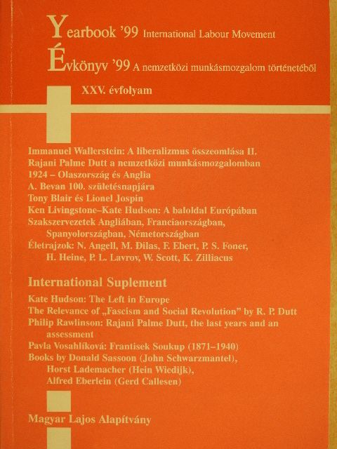 Havas Péter - A nemzetközi munkásmozgalom történetéből 1999 [antikvár]