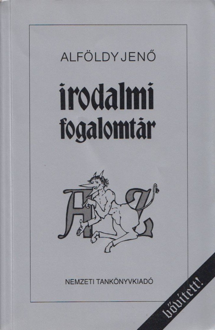 ALFÖLDY JENŐ - Irodalmi fogalomtár A-Z [antikvár]