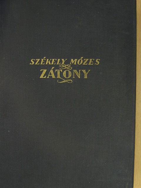 Székely Mózes - Zátony  [antikvár]