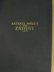 Székely Mózes - Zátony  [antikvár]