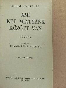 Csermely Gyula - Ami két miatyánk között van I-II. [antikvár]