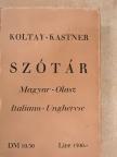 Magyar-olasz szótár/olasz-magyar szótár [antikvár]