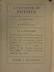 E. Grimsehl - A textbook of physics I. [antikvár]