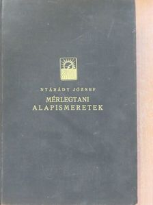 Nyárády József - Mérlegtani alapismeretek (dedikált példány) [antikvár]
