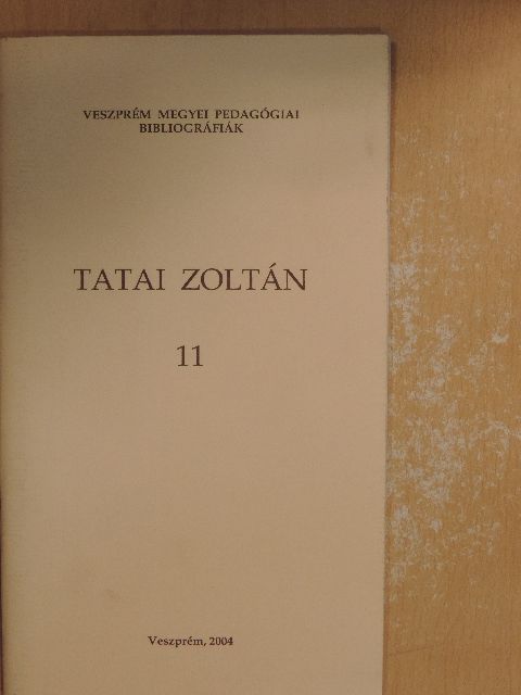Tatai Zoltán [antikvár]