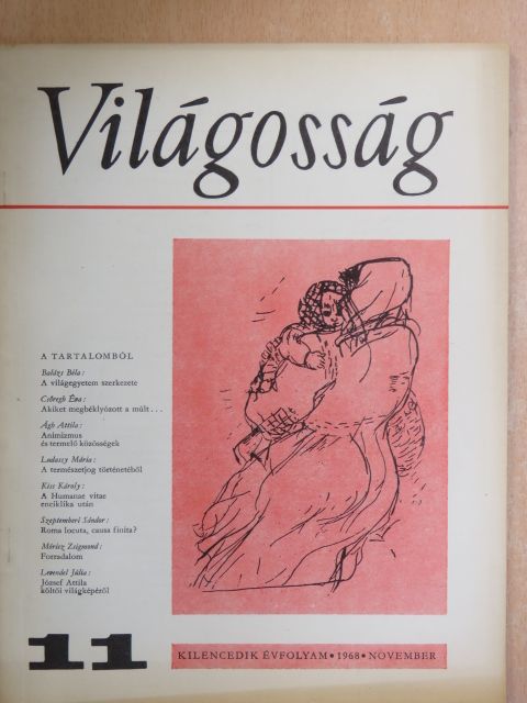 Ágh Attila - Világosság 1968. november [antikvár]