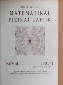 Freud Róbert - Középiskolai matematikai és fizikai lapok 1995. január [antikvár]