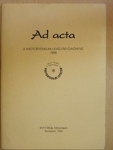 Ad acta 1998 [antikvár]