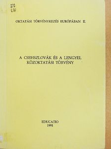A Csehszlovák és a Lengyel közoktatási törvény [antikvár]