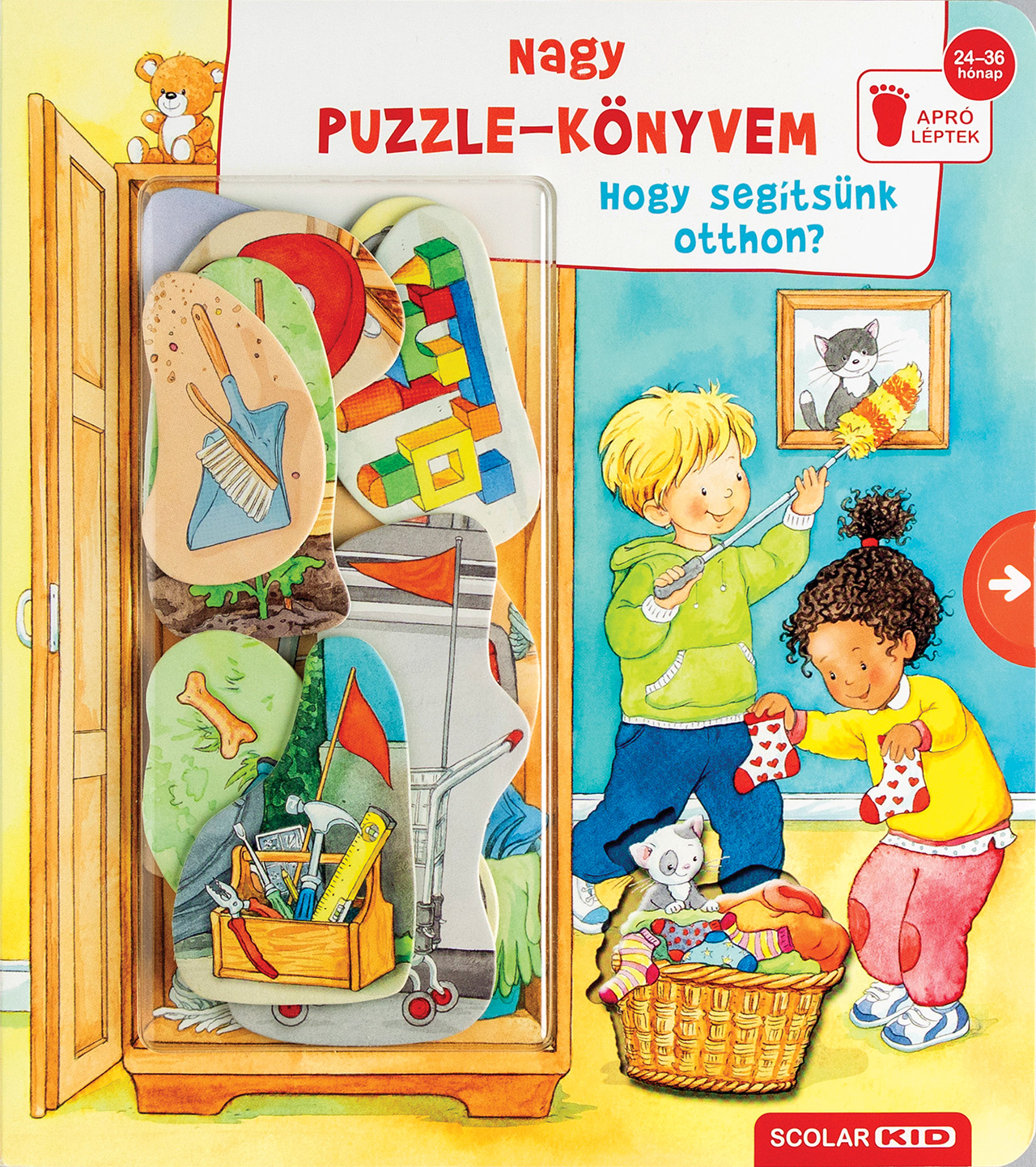 Mila Rulff - Nagy puzzle-könyvem - Hogy segítsünk otthon?