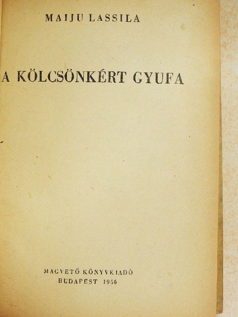 Maiju Lassila - A kölcsönkért gyufa [antikvár]