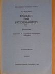 Dr. Rupp Mária - English for psychologists III. [antikvár]