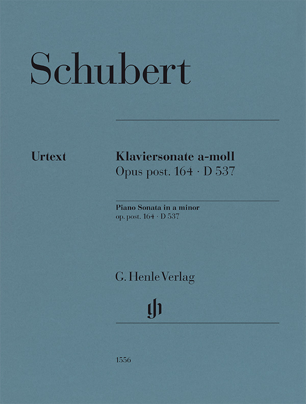 SCHUBERT - KLAVIERSONATE a-MOLL OP. POST.164, D537