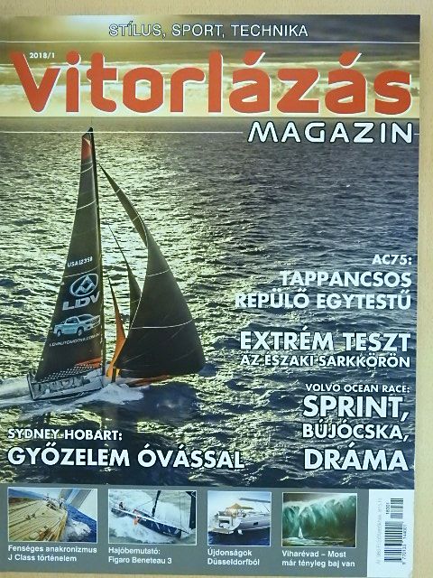 Vitorlázás magazin 2018/1. [antikvár]