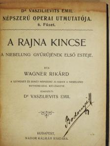 Wagner Rikárd - A Rajna kincse [antikvár]