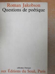 Roman Jakobson - Questions de poétique [antikvár]