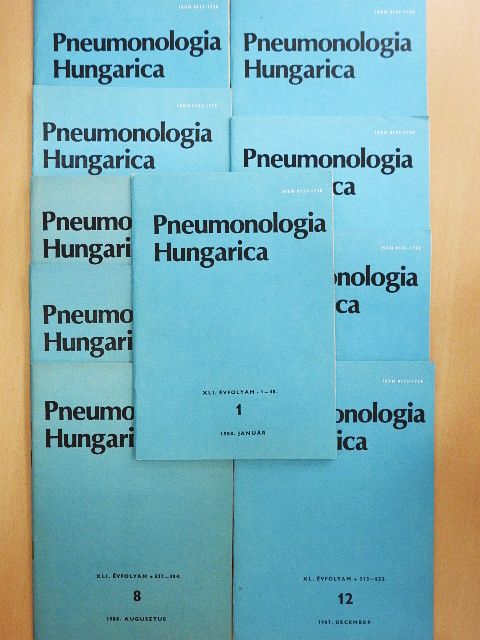 Csapó Kálmán - Pneumonologia Hungarica 1988. (nem teljes évfolyam) [antikvár]