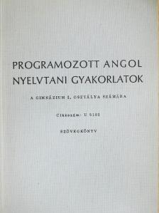 Buday László - Programozott angol nyelvtani gyakorlatok [antikvár]