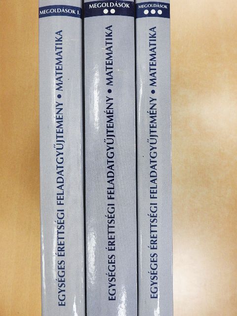 Hortobágyi István - Matematika megoldások I-III. [antikvár]
