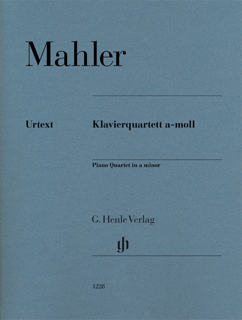 MAHLER - KLAVIERQUARTETT A-MOLL URTEXT