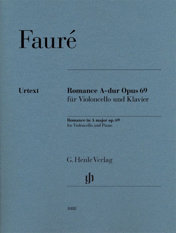 FAURÉ - ROMANCE A-DUR OP. 69 FÜR VIOLONCELLO UND KLAVIER