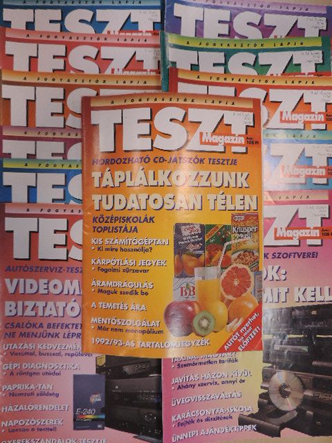 Győri László - Teszt Magazin 1994. január-december [antikvár]