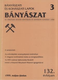Podányi Tibor - Bányászat 1999/3 [antikvár]