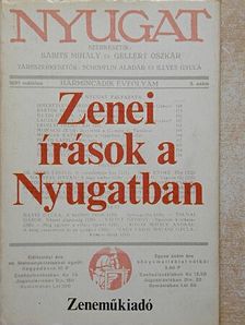 Füst Milán - Zenei írások a Nyugatban [antikvár]