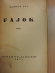 Sándor Pál - Fajok [antikvár]