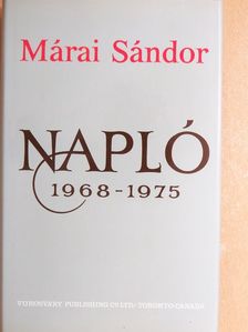 Márai Sándor - Napló 1968-1975 [antikvár]