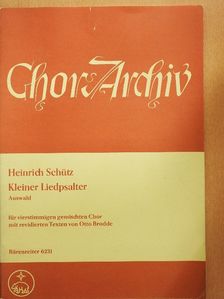 Heinrich Schütz - Kleiner Liedpsalter [antikvár]