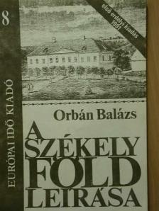 Orbán Balázs - A Székelyföld leírása 8. [antikvár]