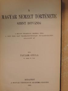 Pauler Gyula - A magyar nemzet története Szent Istvánig [antikvár]