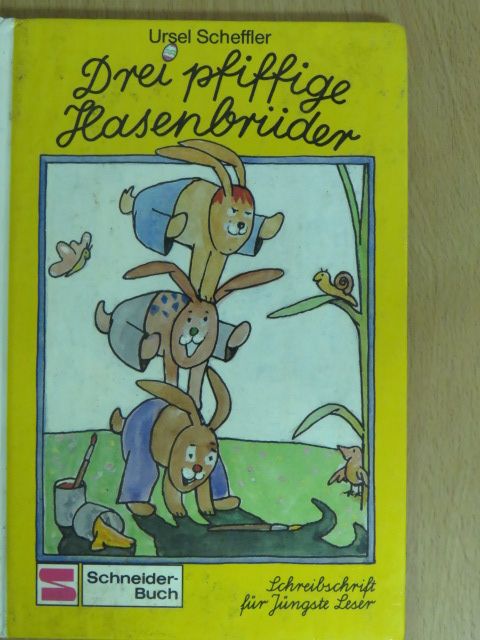Ursel Scheffler - Drei pfiffige Hasenbrüder [antikvár]