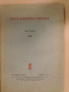 A. Angyal - Revue d'histoire comparée 1947/2. [antikvár]