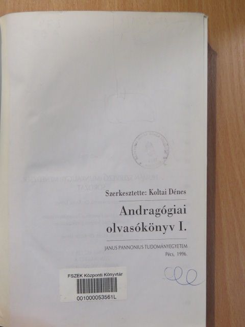 Ballér Endre - Andragógiai olvasókönyv I. [antikvár]