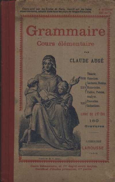 Grammaire Cours élémentaire [antikvár]