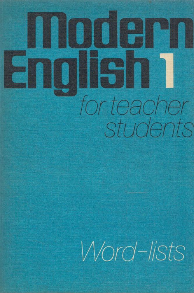 Modern English 1 for Teachers and Students [antikvár]
