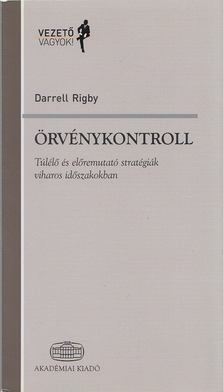 Darrell Rigby - Örvénykontroll [antikvár]