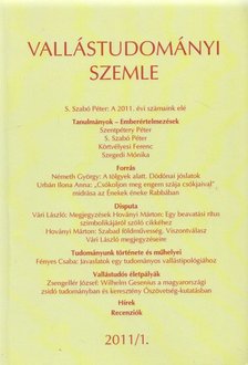 S. Szabó Péter - Vallástudományi Szemle 2011/1. [antikvár]