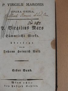 P. Virgilius Maro - P. Virgilius Maro Sämmtliche Werke I-II. (gótbetűs) [antikvár]