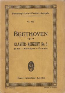 LUDWIG VAN BEETHOVEN - Klavier-Konzert No. 5 [antikvár]