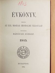 Balla Ignác - Évkönyv 1915. [antikvár]