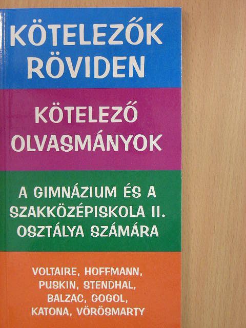 Kötelező olvasmányok [antikvár]