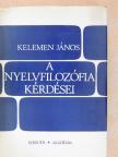 Kelemen János - A nyelvfilozófia kérdései [antikvár]
