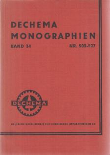Kurt Fischbeck - Dechema Monographien	Band 34 - Betriebstechnik [antikvár]
