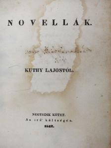 Kuthy Lajos - Novellák IV. [antikvár]