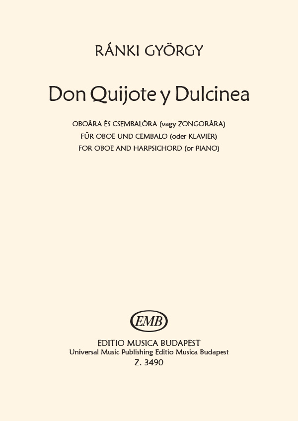 RÁNKI GYÖRGY - DON QUIJOTE Y DULCINEA OBOÁRA ÉS CEMBALÓRA (VAGY ZONGORÁRA)