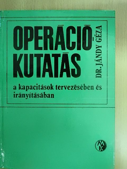 Dr. Jándy Géza - Operációkutatás [antikvár]