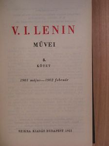 V. I. Lenin - V. I. Lenin művei 5. [antikvár]